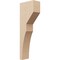 Ekena Millwork 5"W x 10"D x 30"H Thin Monterey Rough Cedar Woodgrain TimberThane Corbel, Primed Tan CORUR05X10X30MONRCPR - alternate 1